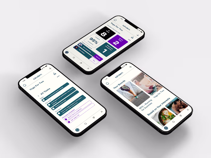 Tandem - UX/UI Design, Brand Strategy