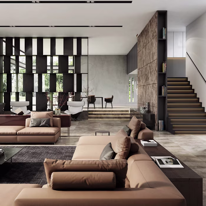 Living Room Concept | Interior Design Visualization