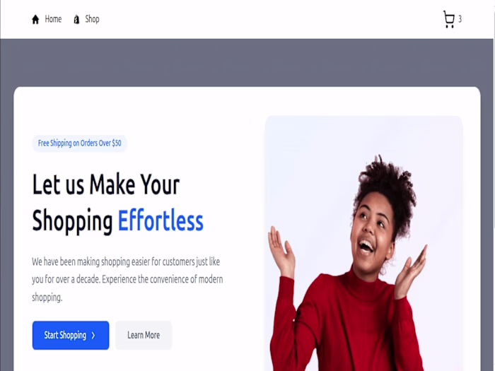 E-commerce Shopping Cart Web Application