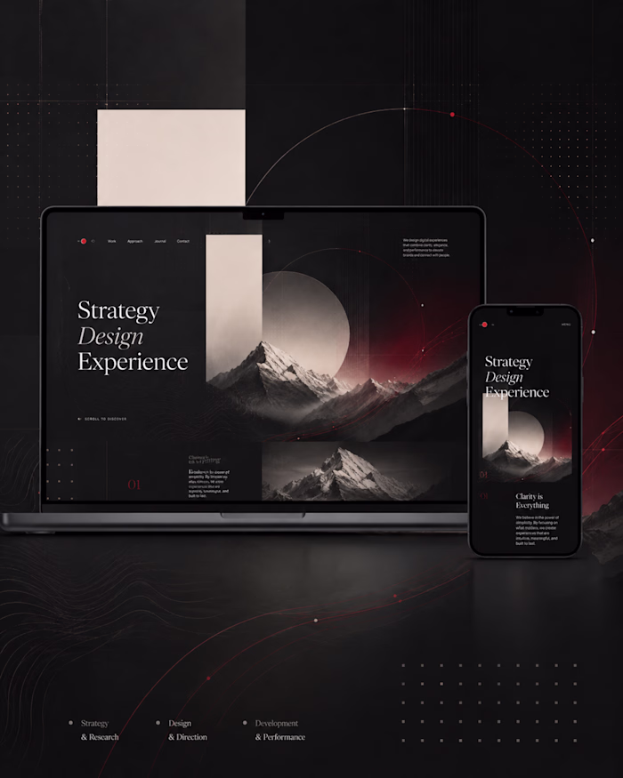 I create high-end websites that