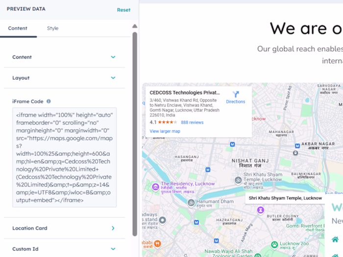 Location Finder Module