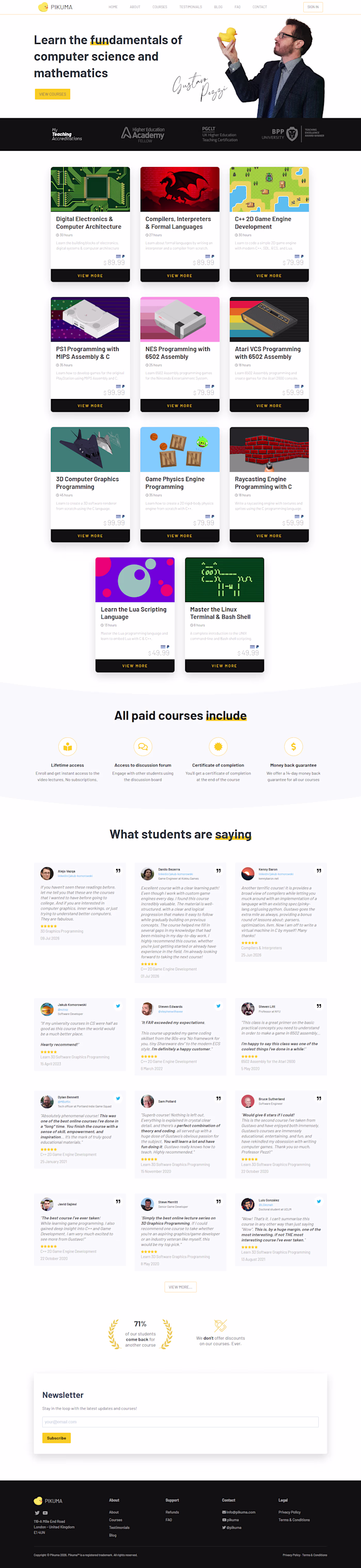 Pikuma: Thinkific Course Platform and
