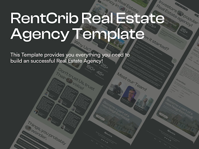 Real Estate Agency Template Design