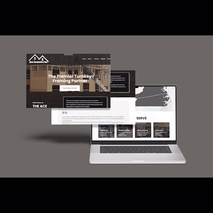 Carpentry Wix Wordpress Design | Website Design