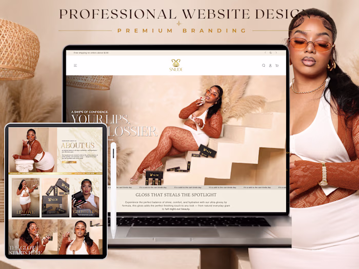 Responsive Shopify Website for a