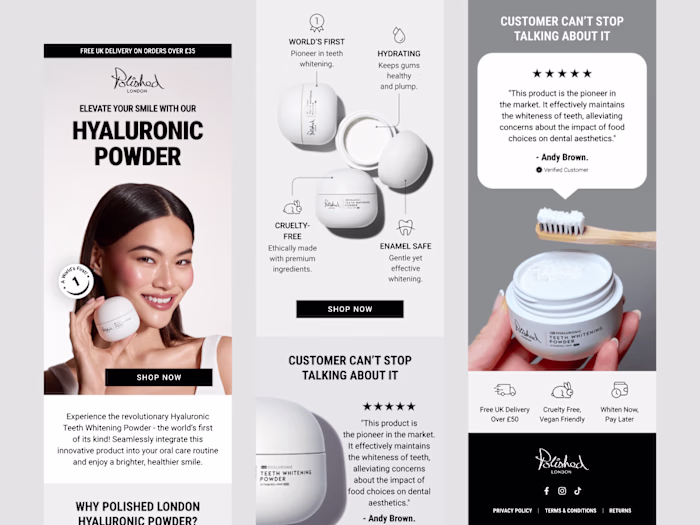 Polished London Premium Email Design