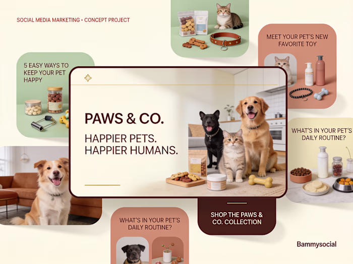 Social Media Strategy for Paws & Co.