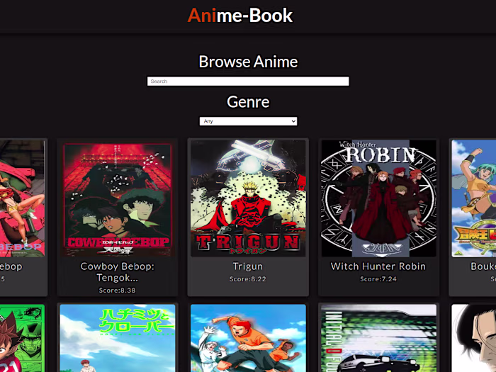 Anibook website