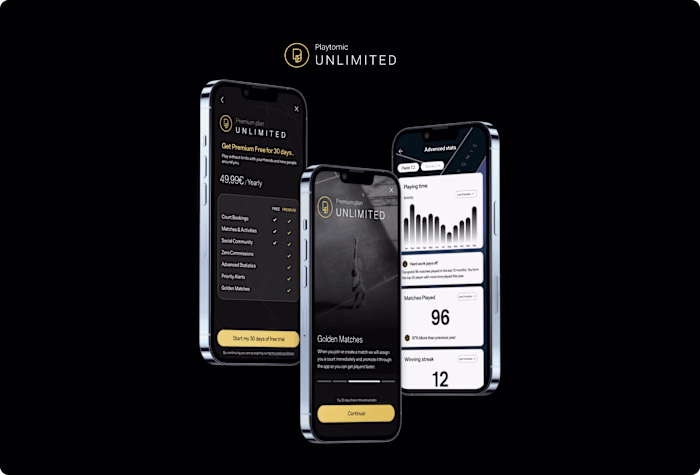 Playtomic for Premium members