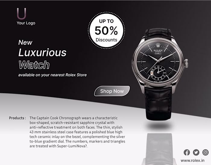 Watch Brand Social media post :: Behance