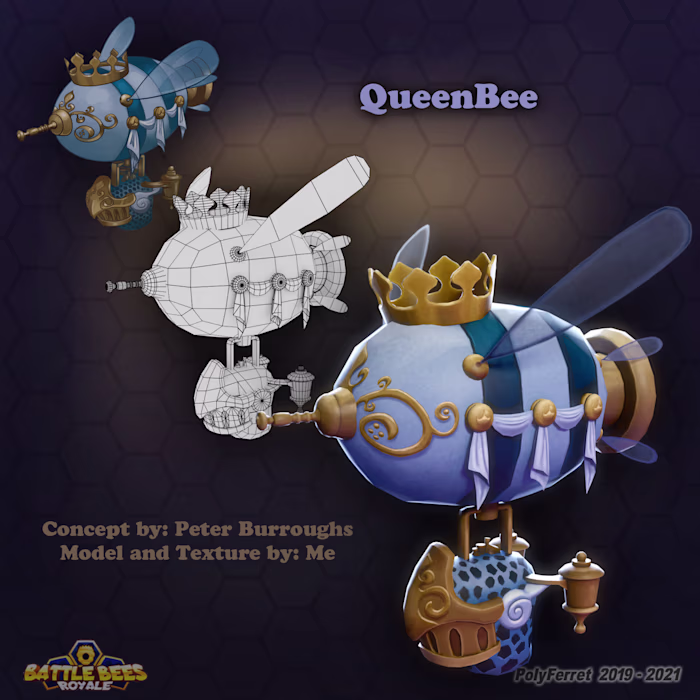 Battle Bees Royale: Game-Ready 3D Assets