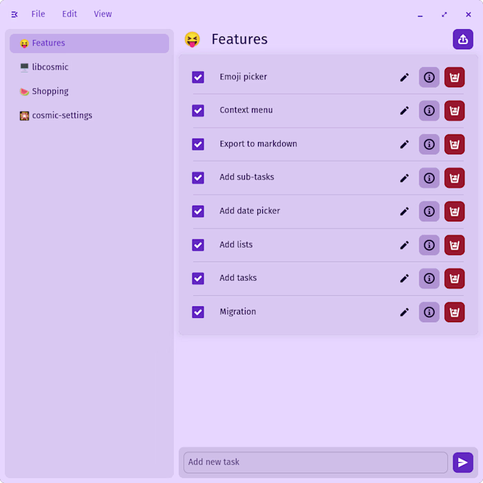 Tasks