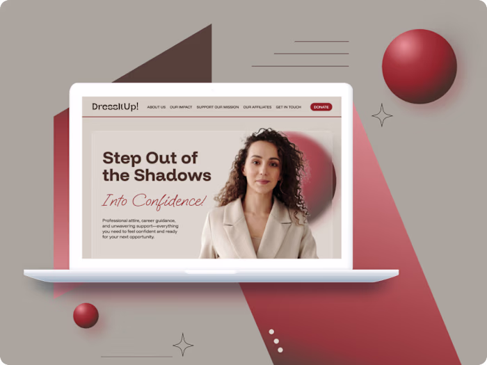 Dressitup - Nonprofit Website