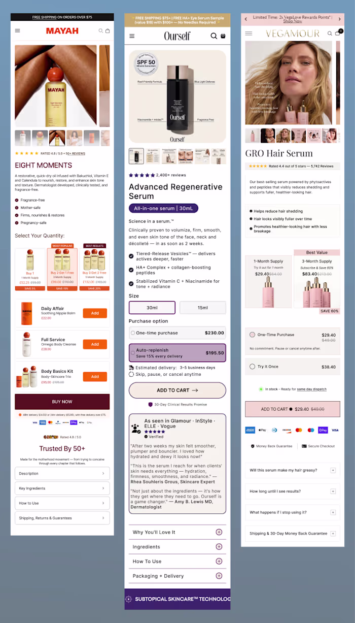 PDP Buy Box Concepts Designing
