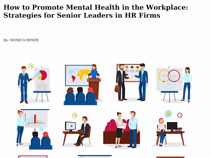 Mental Health In The Workplace Article