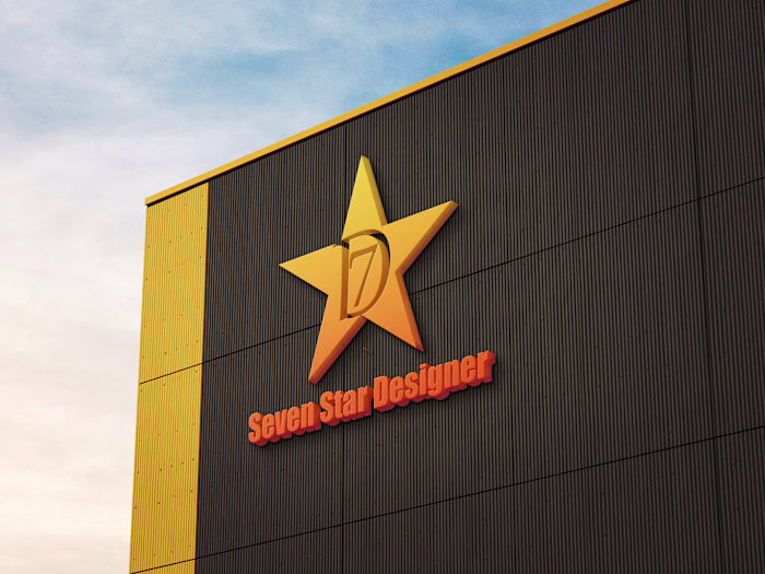 A modern and premium logo identity created for Seven Star Design