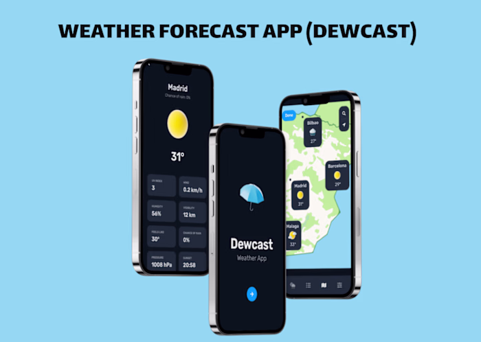 Weather forecast app (Dewcast)