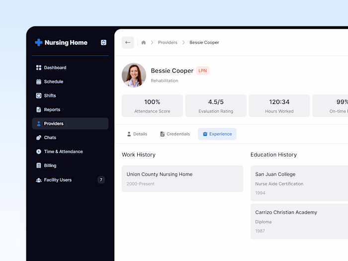 nurse web app