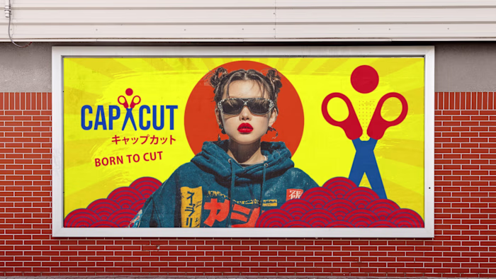 CapCut reimagined as a Tokyo