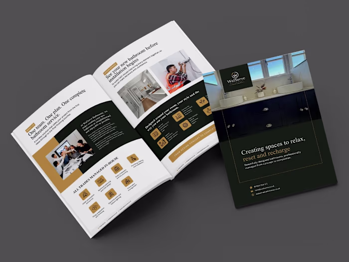 Creative and professional brochures designed