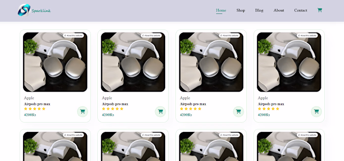 E-Commerce website
