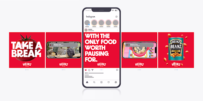 Heinz Beans Social Media Campaign concept