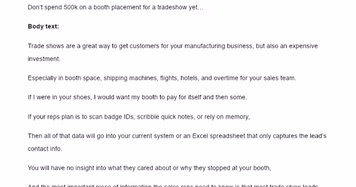 Trade Show Lead Capture and Follow-Up System for Manufacturers