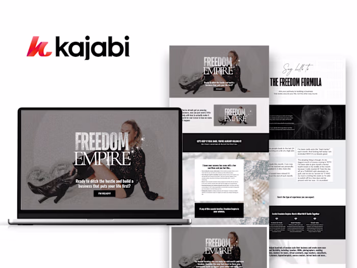 Kajabi Sales Page/Landing Page