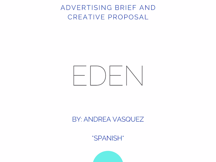 ADVERTISING BRIEF AND
CREATIVE PROPOSAL