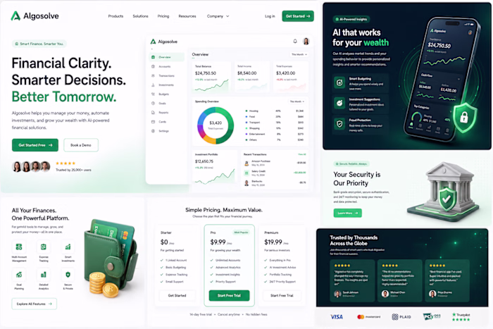 A fintech company , AlgoSolve