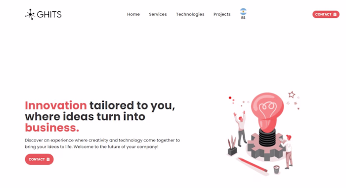 GHITS Landing Page