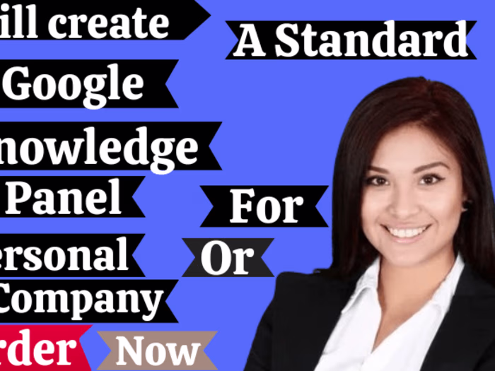 I will create a standard Google knowledge panel for personal