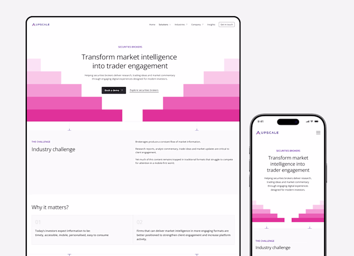 Editorial Design | Finance Website Design & Development