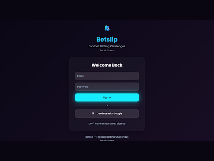 Betslip — Football Betting Challenges
