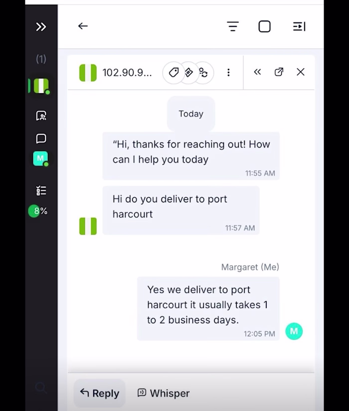 Live Chat Support Setup (Tawk.to (http://Tawk.to)) for Small...