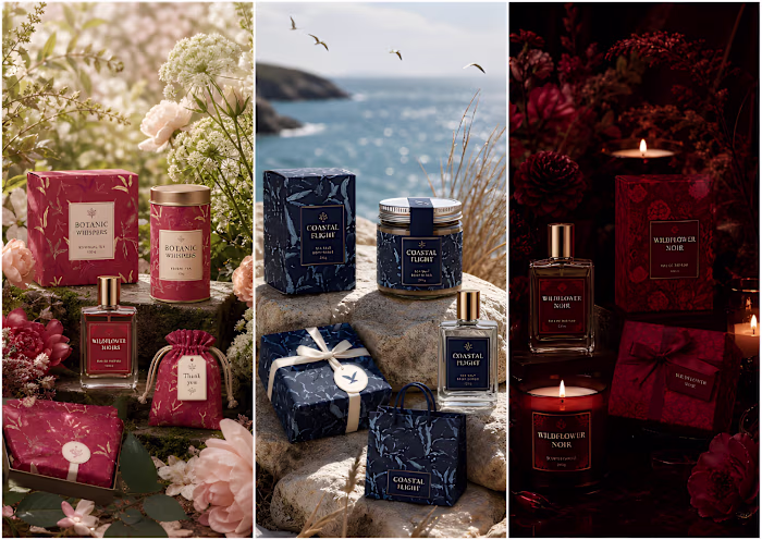 A luxury fragrance packaging concept