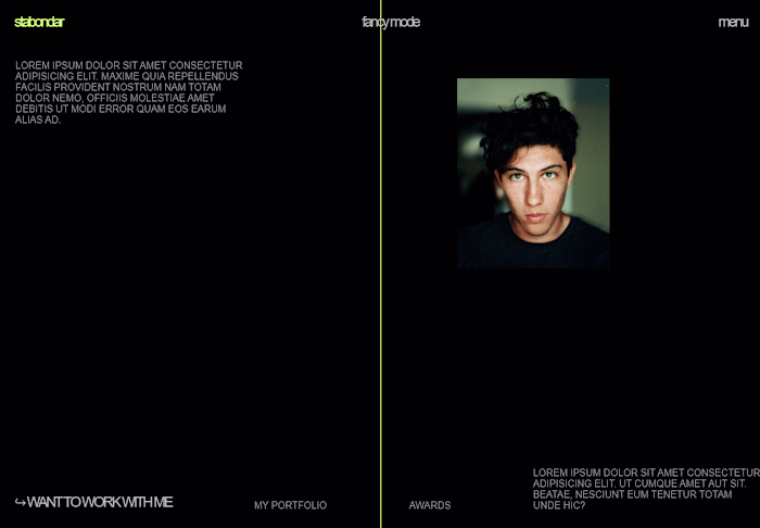 Beautiful Portfolio Website  #02