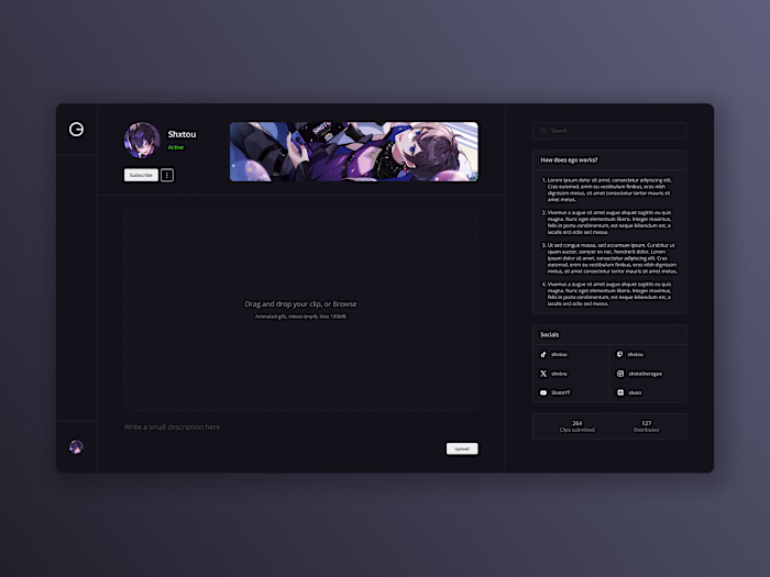 A monetization platform for vtubers and their clippers