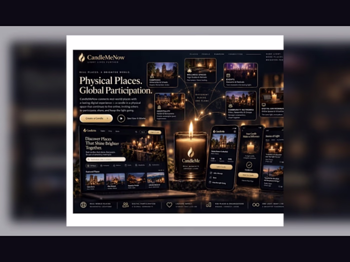 CandleMe: Sensor-Driven WebGL Experience