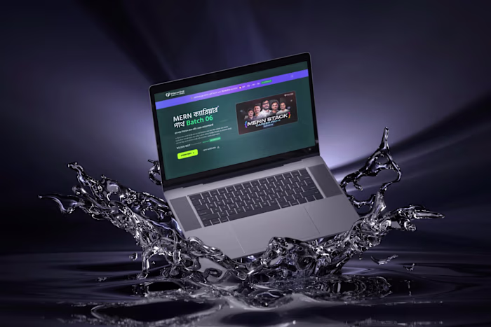 LMS Course Mern Details Landing Page Design