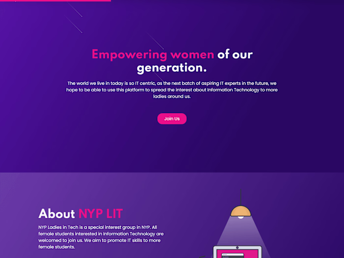 [Organization Landing Page] NYP Ladies In Tech
