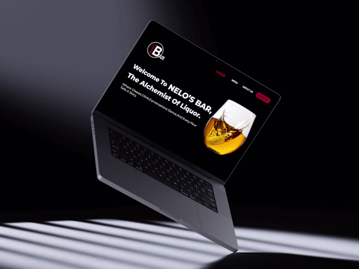 NELO'S BAR(A bar website) :: Behance