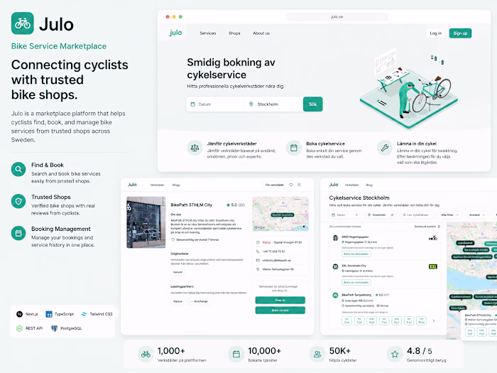 Julo — Bicycle Service Booking