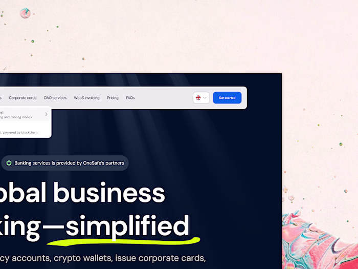 ONESAFE Landing Page Design for Trust and Simplicity