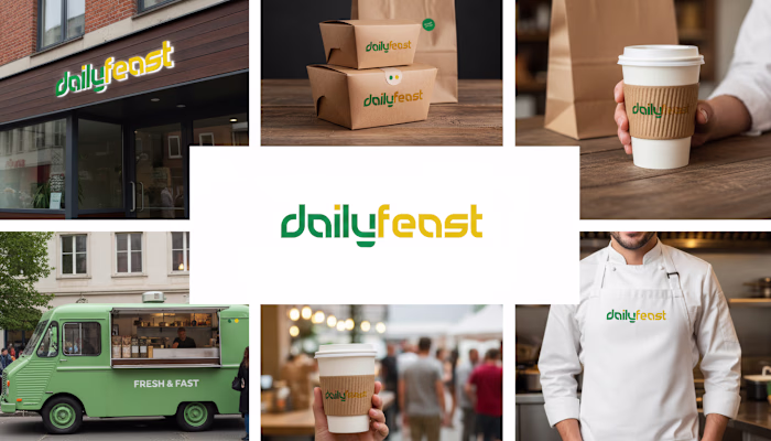 Daily Feast Logo Design |