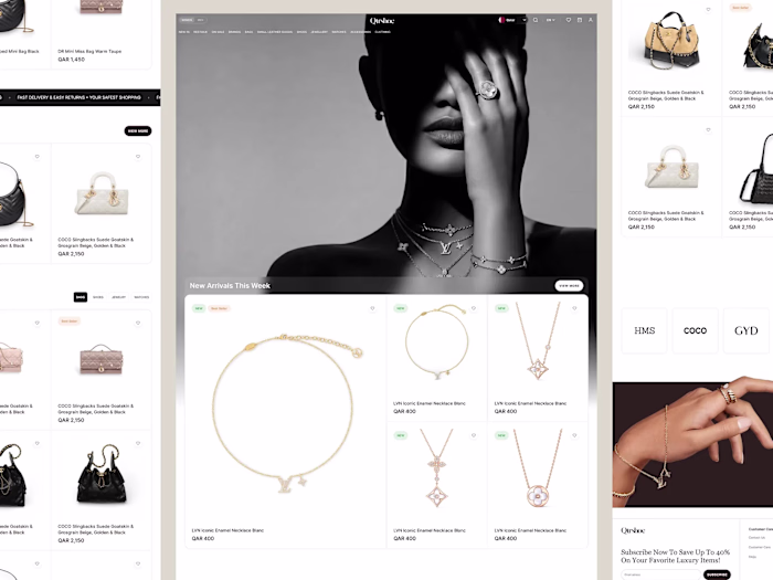 Luxury E-commerce Platform Design