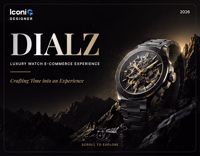 Dialz: Luxury Watch E-commerce Store Design