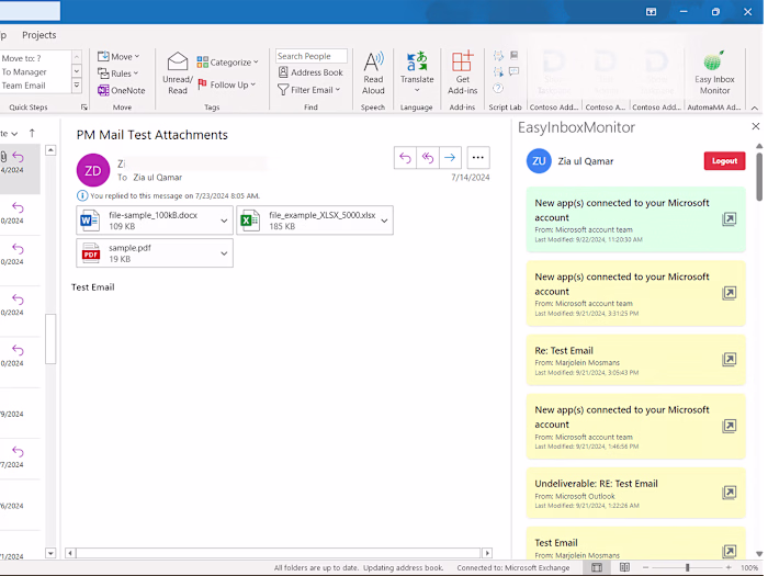 Easy Inbox Monitor