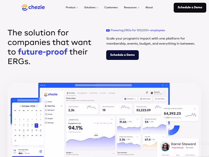Chezie ERG Management Platform Development