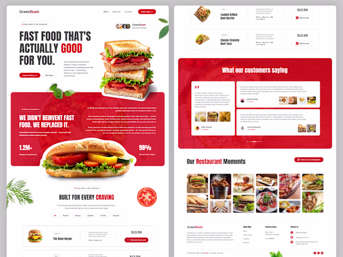 GreenRush – Modern Fast Food